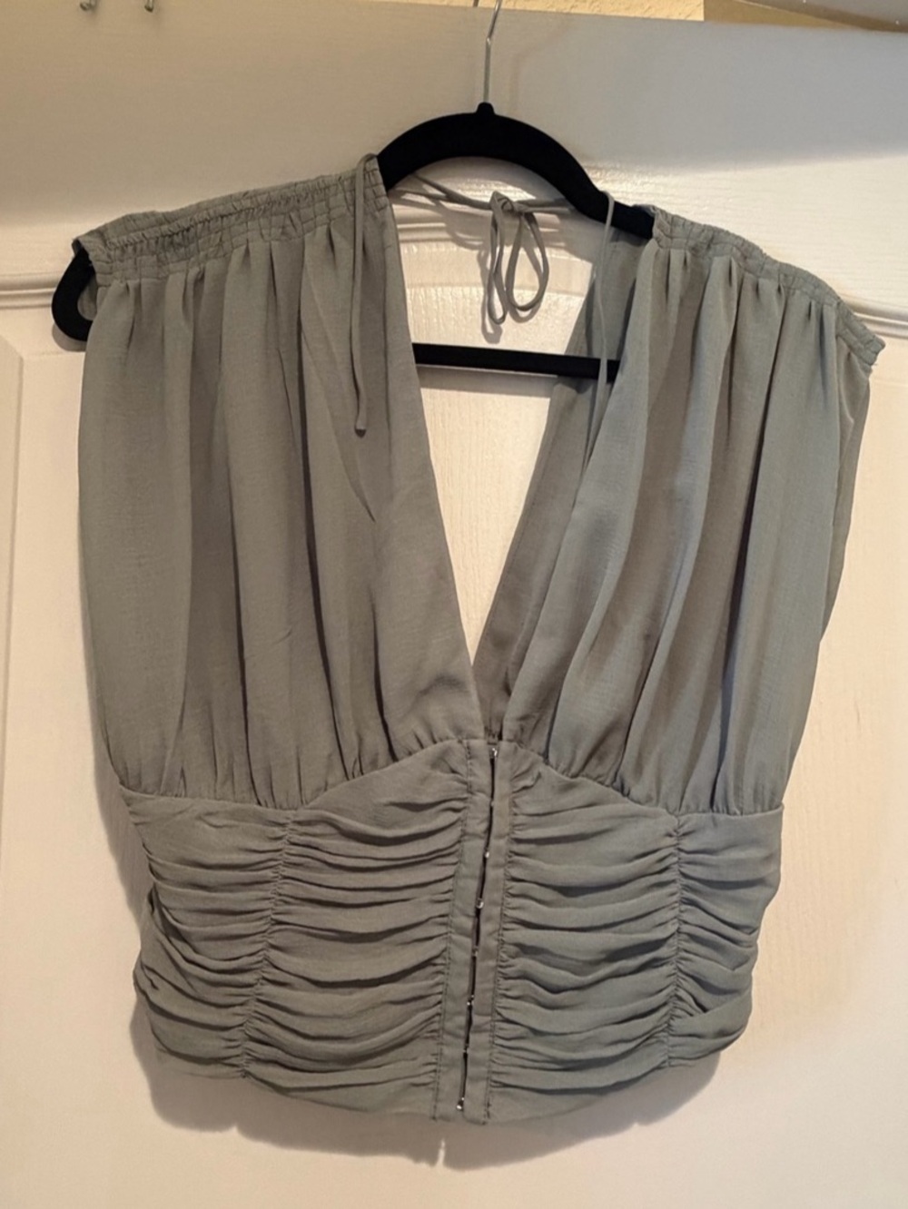 Free People Aria Plunge Neck Crop Top Size Small